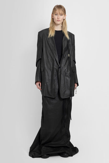 ANN DEMEULEMEESTER WOMAN BLACK SKIRTS