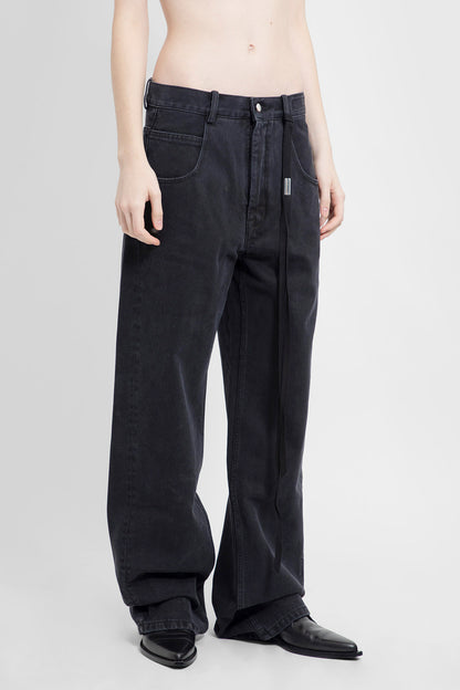 ANN DEMEULEMEESTER WOMAN BLACK JEANS