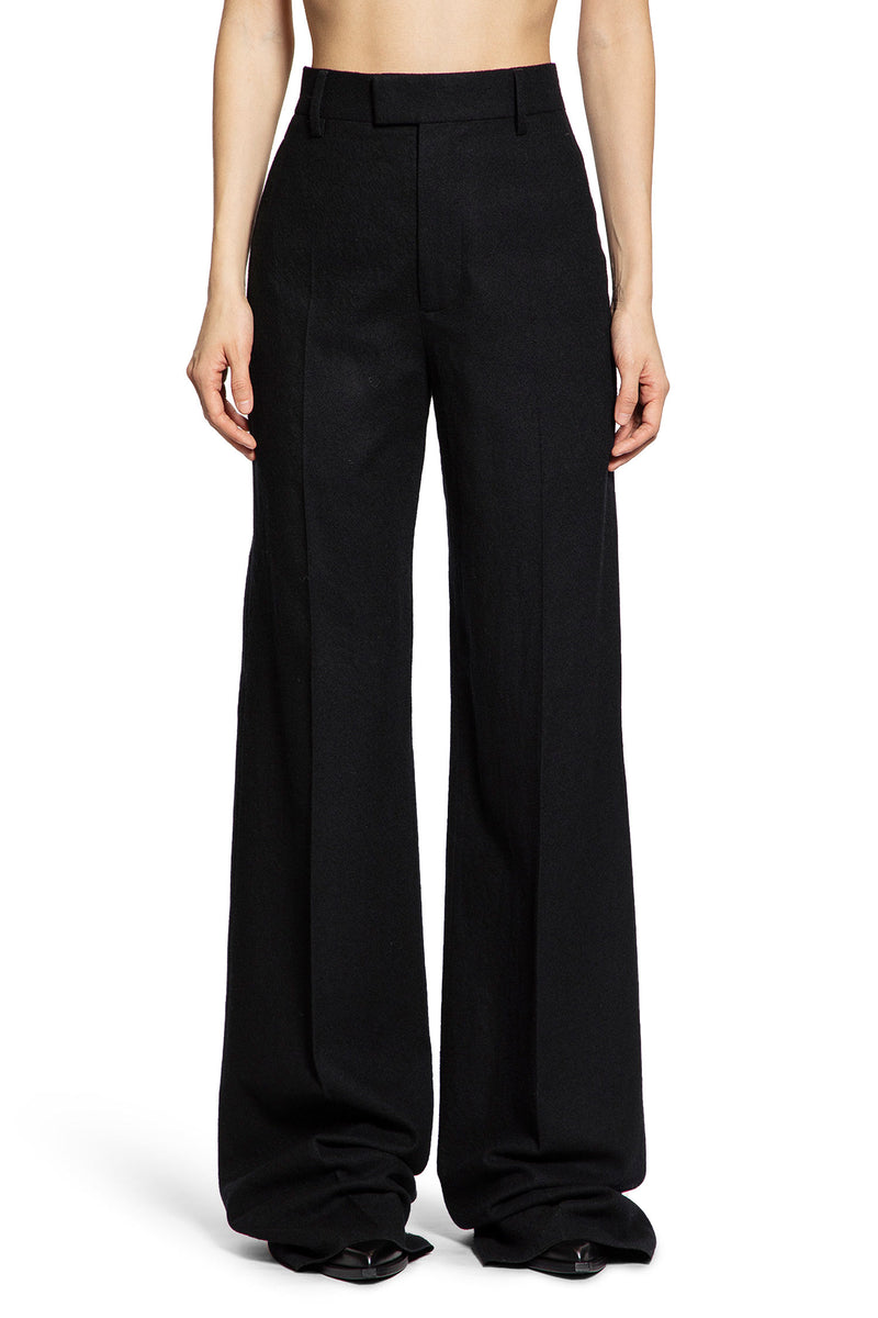 Brushed Wool Maaike Flared Leg Trousers - Antonioli.eu