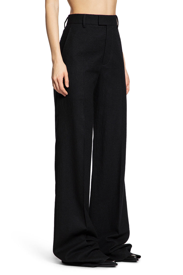 Brushed Wool Maaike Flared Leg Trousers