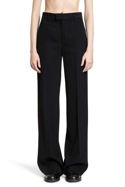 ANN DEMEULEMEESTER WOMAN BLACK TROUSERS