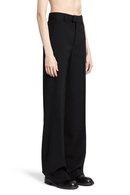 ANN DEMEULEMEESTER WOMAN BLACK TROUSERS