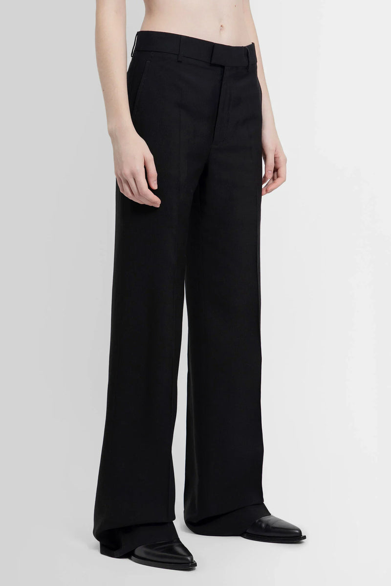 ANN DEMEULEMEESTER WOMAN BLACK TROUSERS - Antonioli.eu