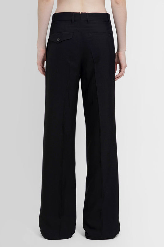 ANN DEMEULEMEESTER WOMAN BLACK TROUSERS