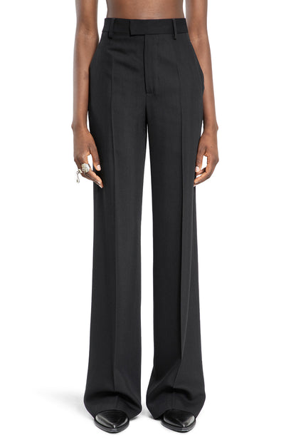 ANN DEMEULEMEESTER WOMAN BLACK TROUSERS