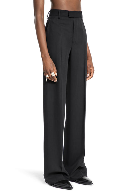 ANN DEMEULEMEESTER WOMAN BLACK TROUSERS