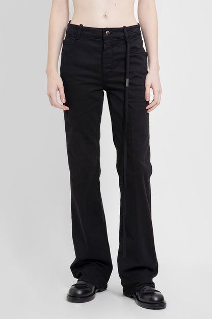 ANN DEMEULEMEESTER WOMAN BLACK JEANS