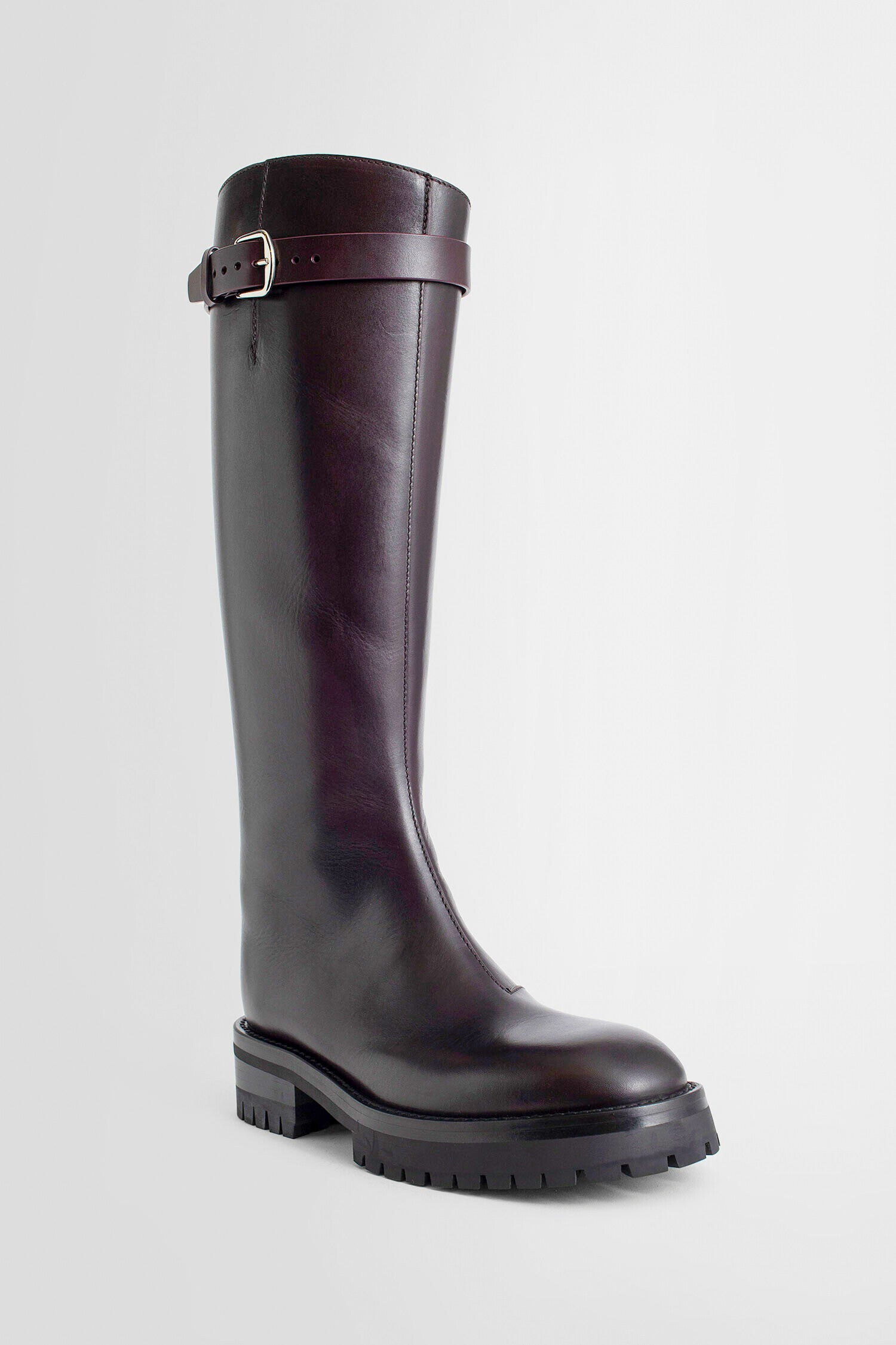 ANN DEMEULEMEESTER WOMAN PURPLE BOOTS