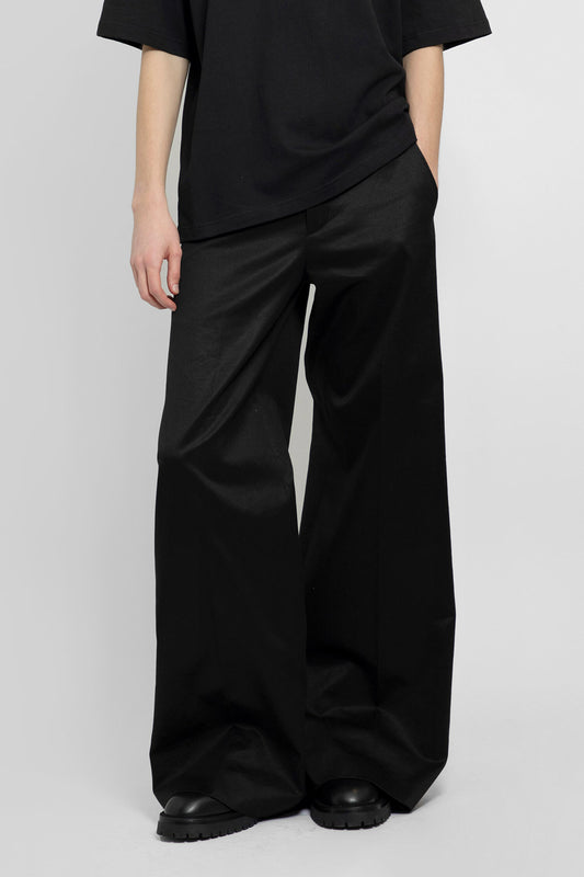 ANN DEMEULEMEESTER MAN BLACK TROUSERS