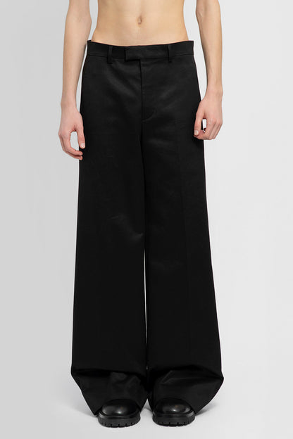 ANN DEMEULEMEESTER MAN BLACK TROUSERS