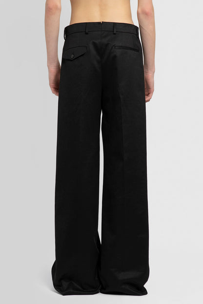 ANN DEMEULEMEESTER MAN BLACK TROUSERS