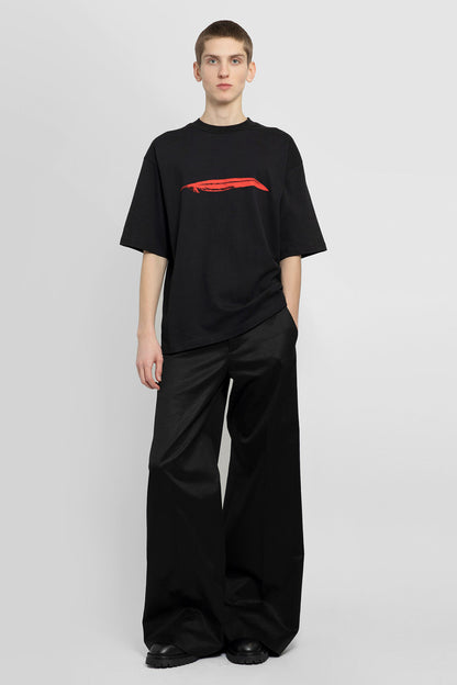 ANN DEMEULEMEESTER MAN BLACK TROUSERS