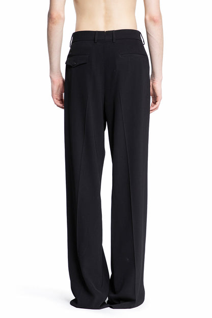 ANN DEMEULEMEESTER MAN BLACK TROUSERS