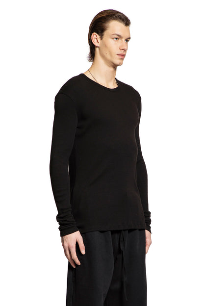 Greg Long Sleeve T-Shirt in Cotton Rib Jersey