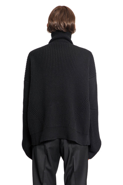 ANN DEMEULEMEESTER MAN BLACK KNITWEAR