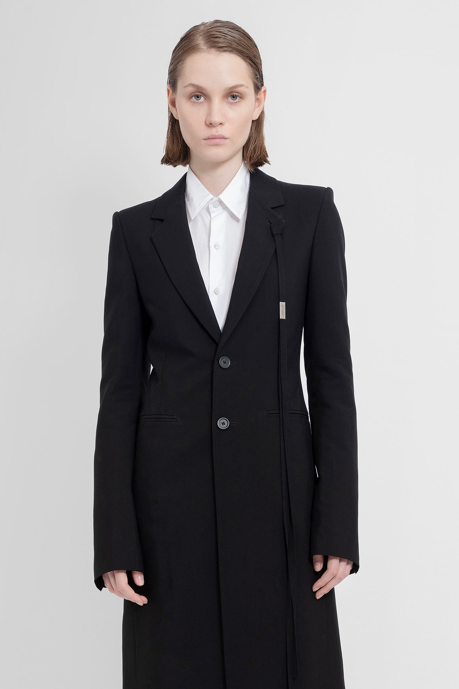 ANN DEMEULEMEESTER WOMAN BLACK COATS