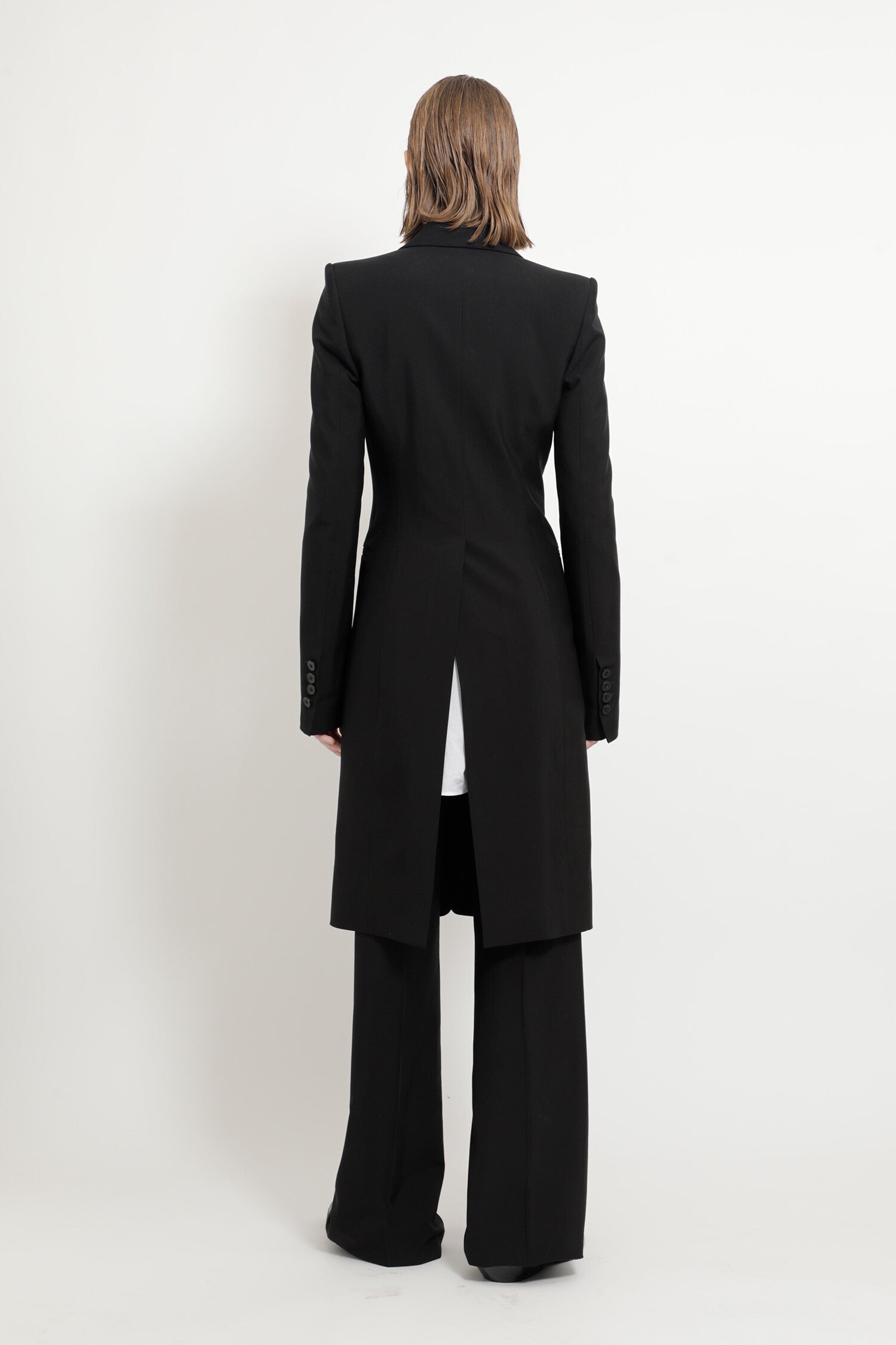 ANN DEMEULEMEESTER WOMAN BLACK COATS