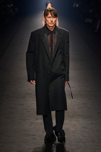 ANN DEMEULEMEESTER MAN BLACK COATS