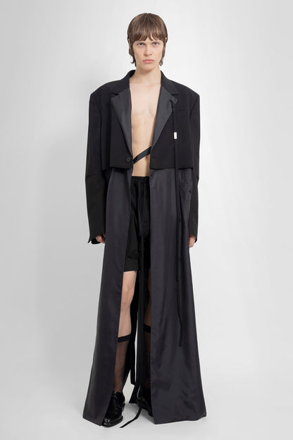 Antonioli ANN DEMEULEMEESTER MAN BLACK COATS