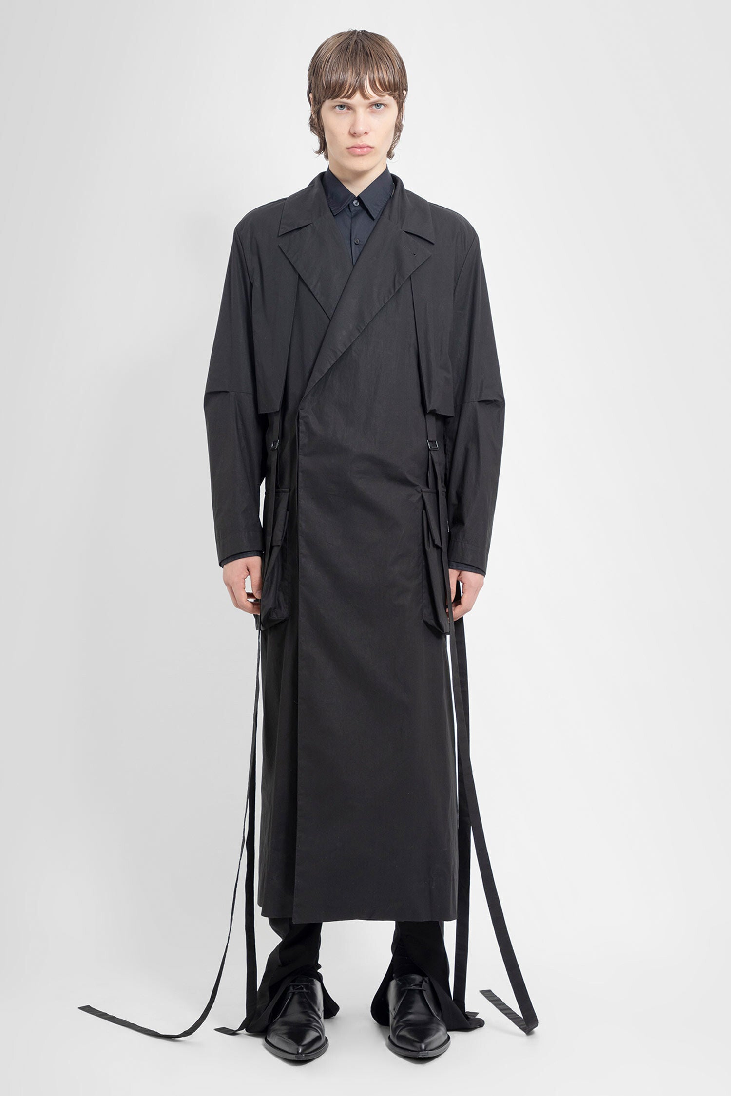 ANN DEMEULEMEESTER MAN BLACK COATS