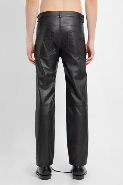 ANN DEMEULEMEESTER MAN BLACK TROUSERS