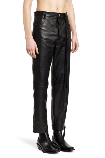 ANN DEMEULEMEESTER MAN BLACK TROUSERS