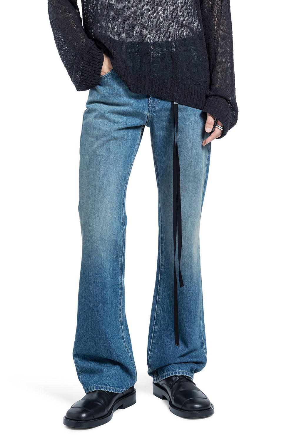 ANN DEMEULEMEESTER Jonas 5 Pocket Bootcut jeans man
