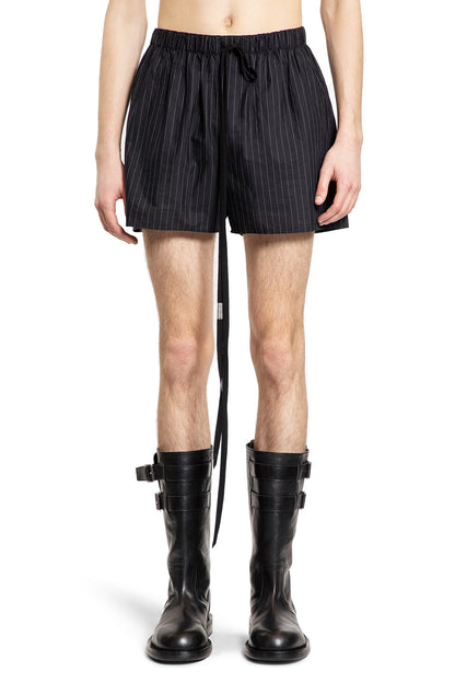 Antonioli ANN DEMEULEMEESTER MAN BLACK SHORTS & SKIRTS