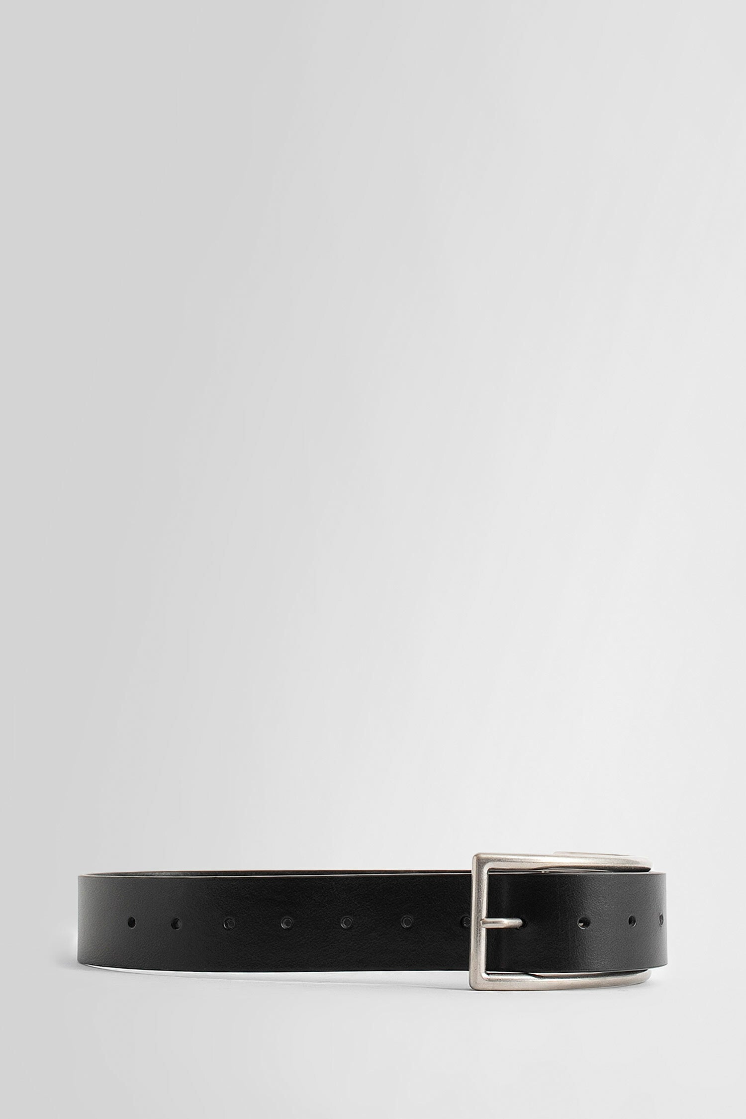 ANN DEMEULEMEESTER UNISEX BLACK BELTS