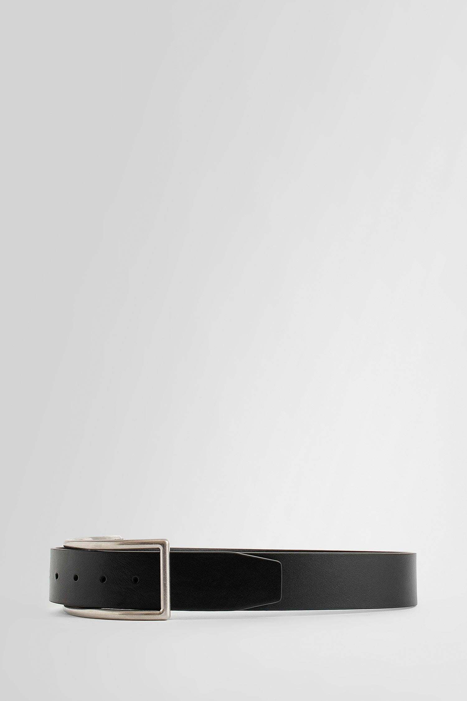 ANN DEMEULEMEESTER UNISEX BLACK BELTS