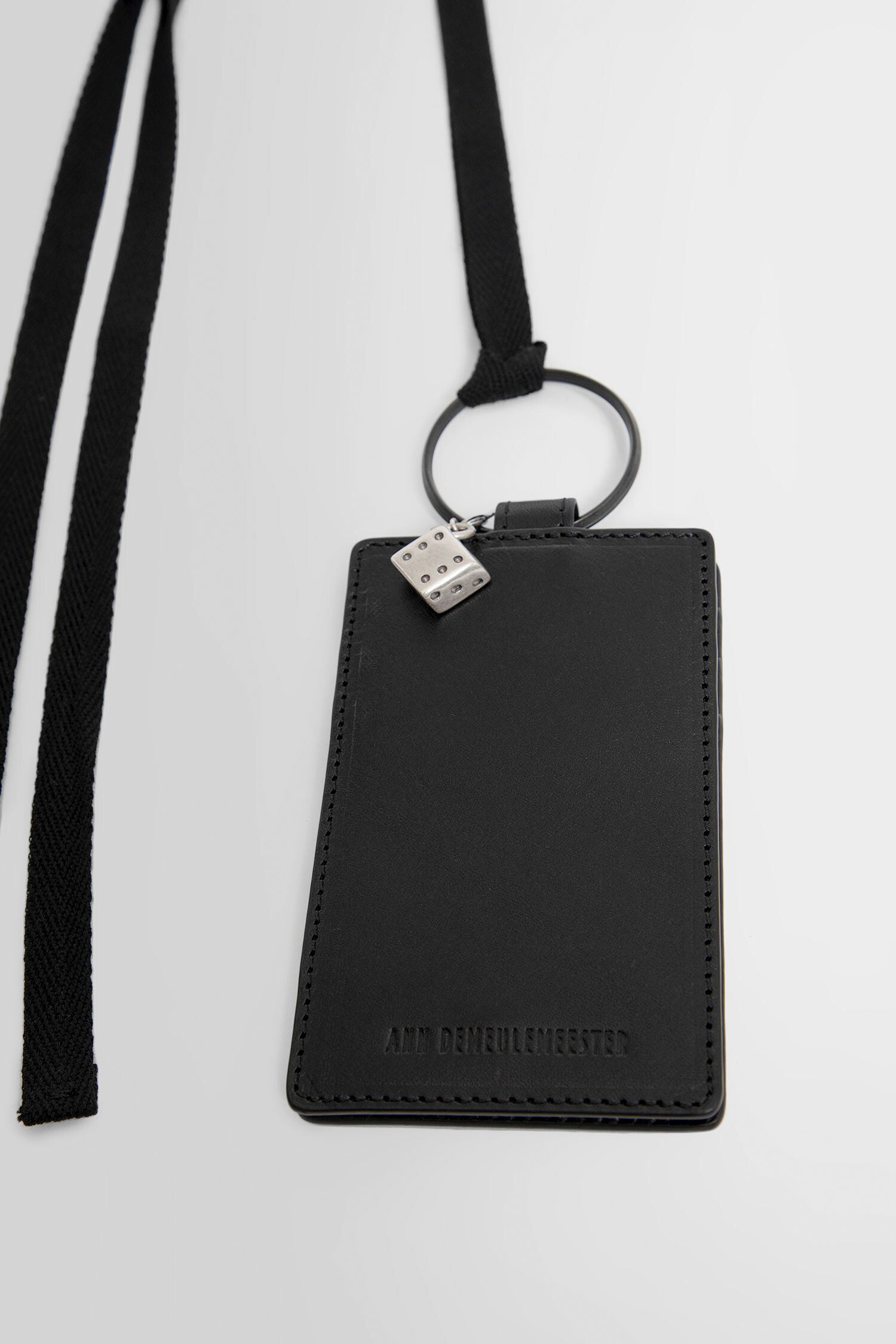 ANN DEMEULEMEESTER UNISEX BLACK WALLETS & CARDHOLDERS