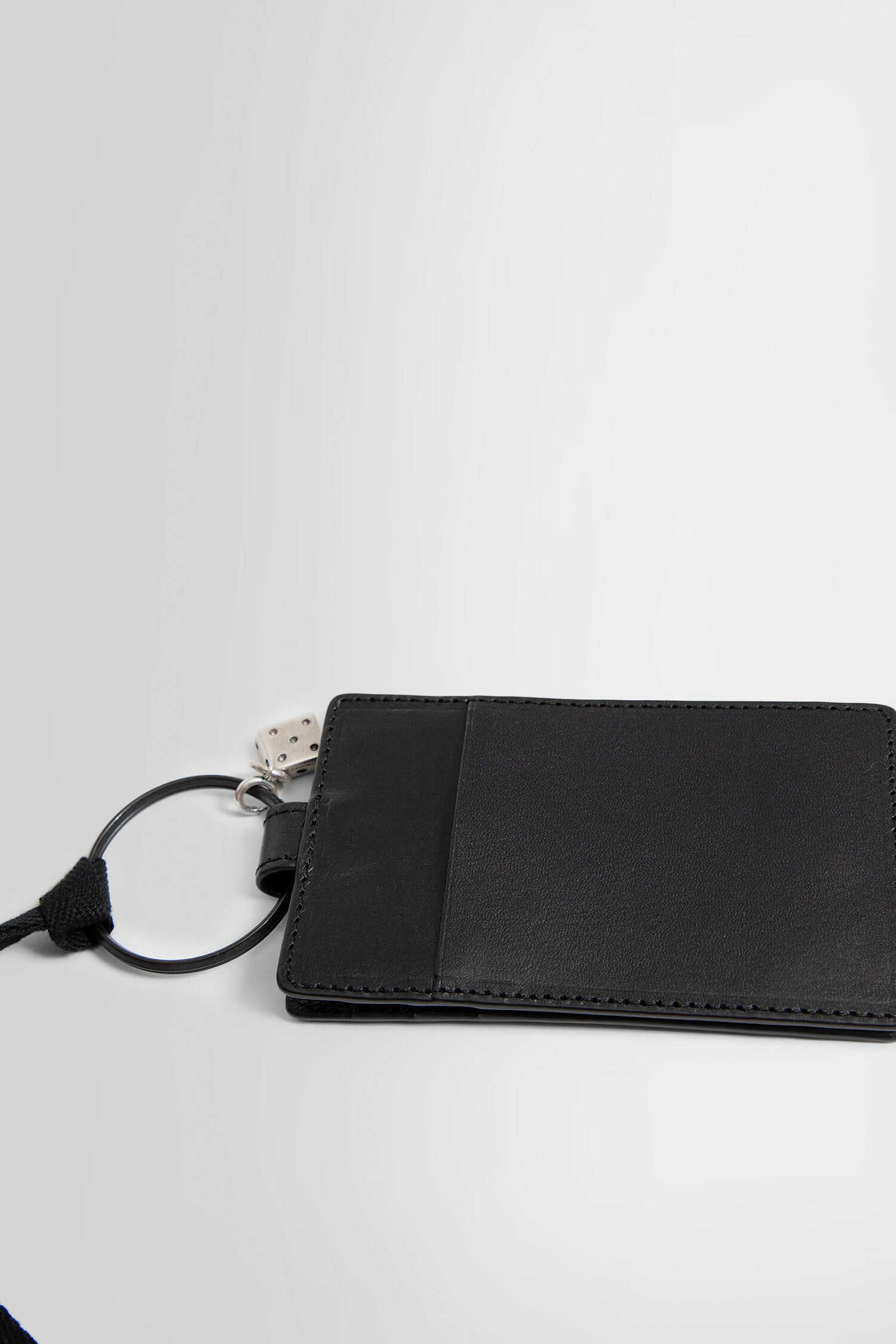 ANN DEMEULEMEESTER UNISEX BLACK WALLETS & CARDHOLDERS