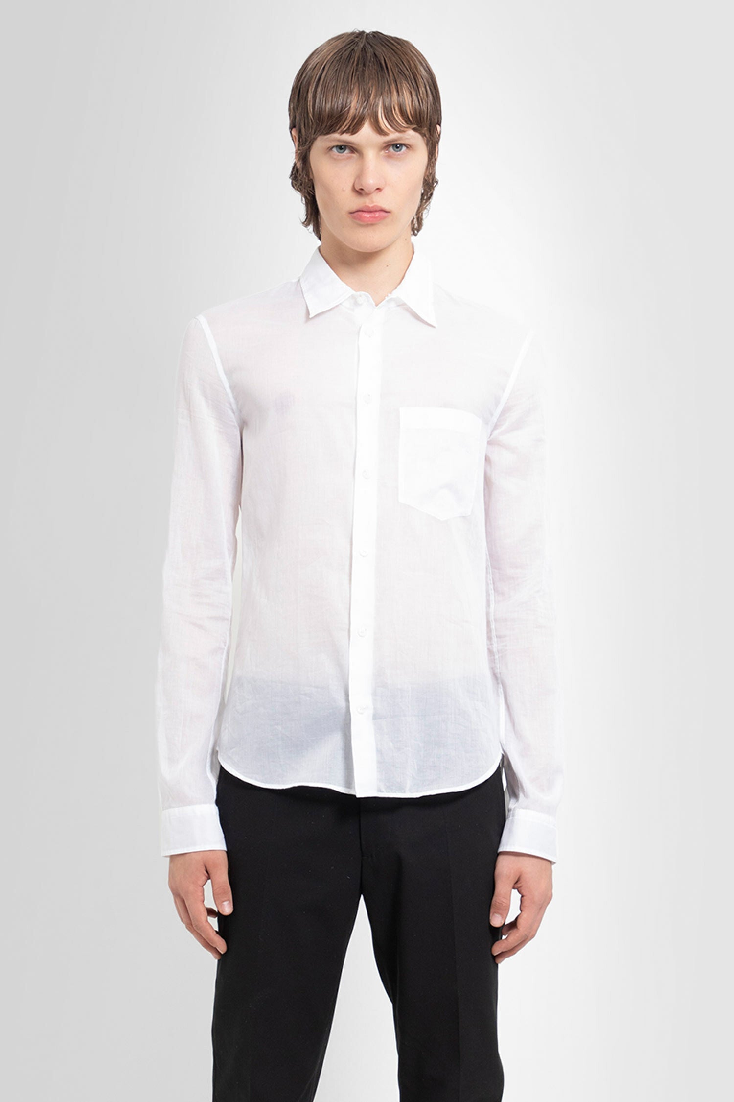 ANN DEMEULEMEESTER MAN WHITE SHIRTS