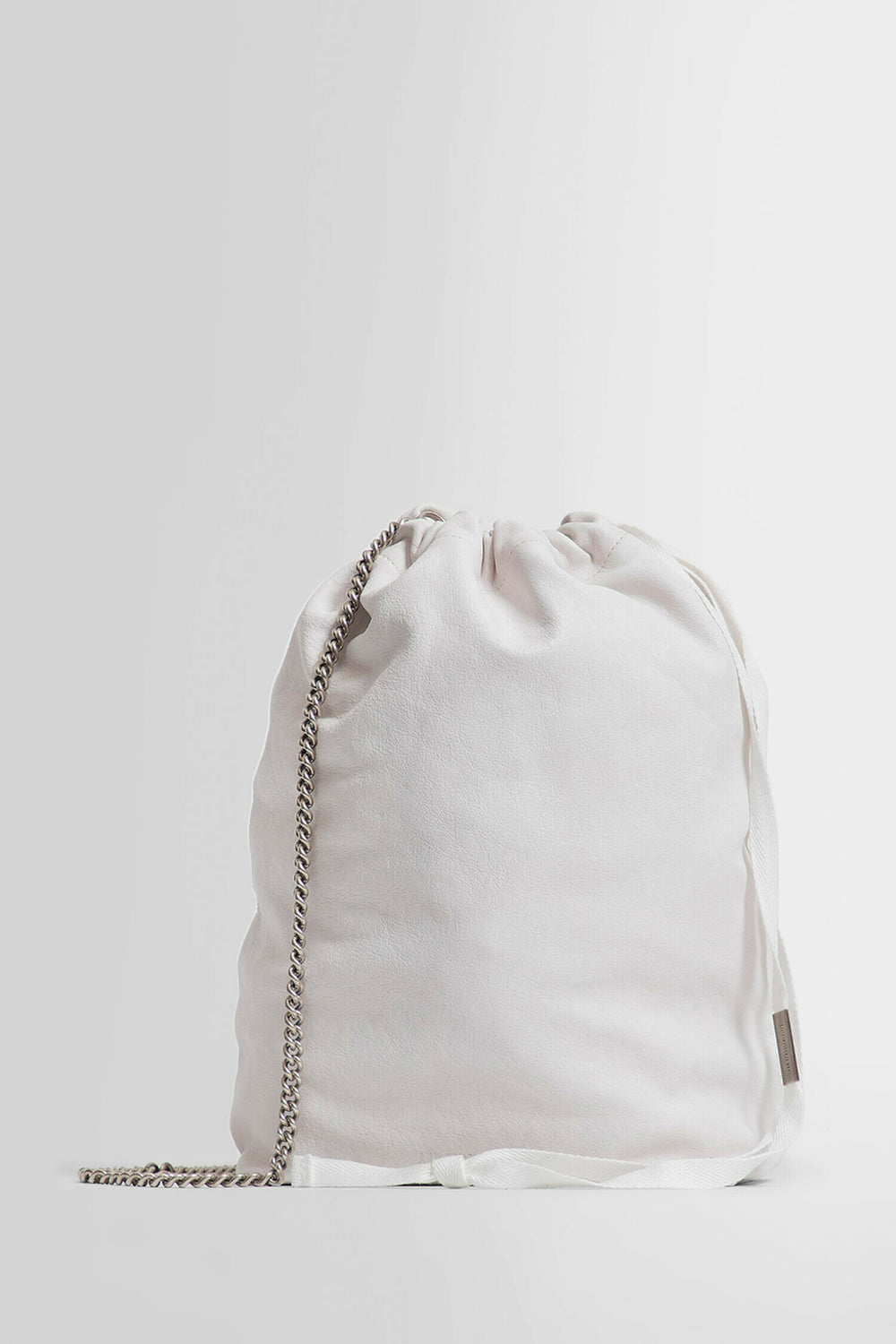 ANN DEMEULEMEESTER UNISEX WHITE CROSSBODY BAGS