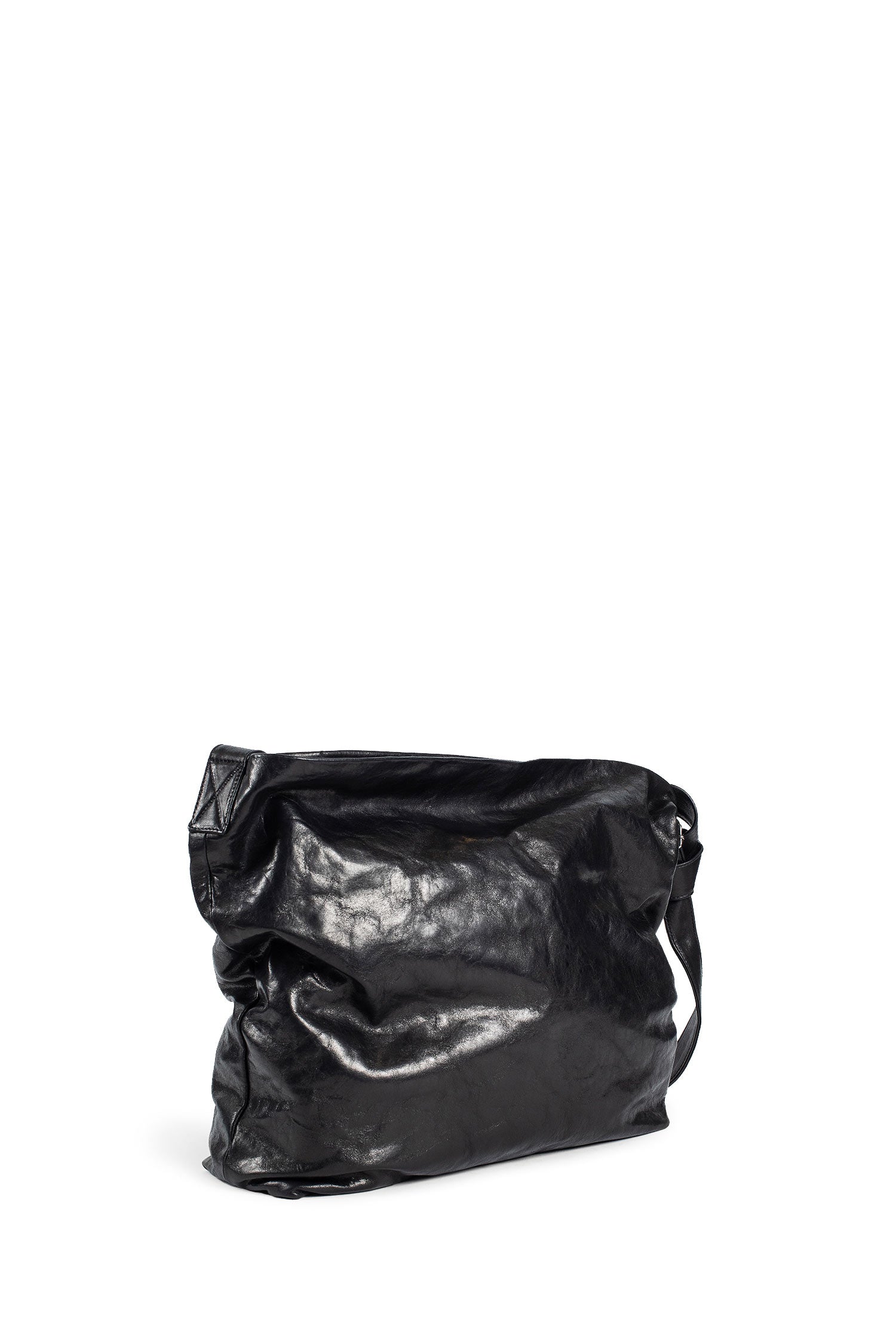 ANN DEMEULEMEESTER UNISEX BLACK CROSSBODY BAGS