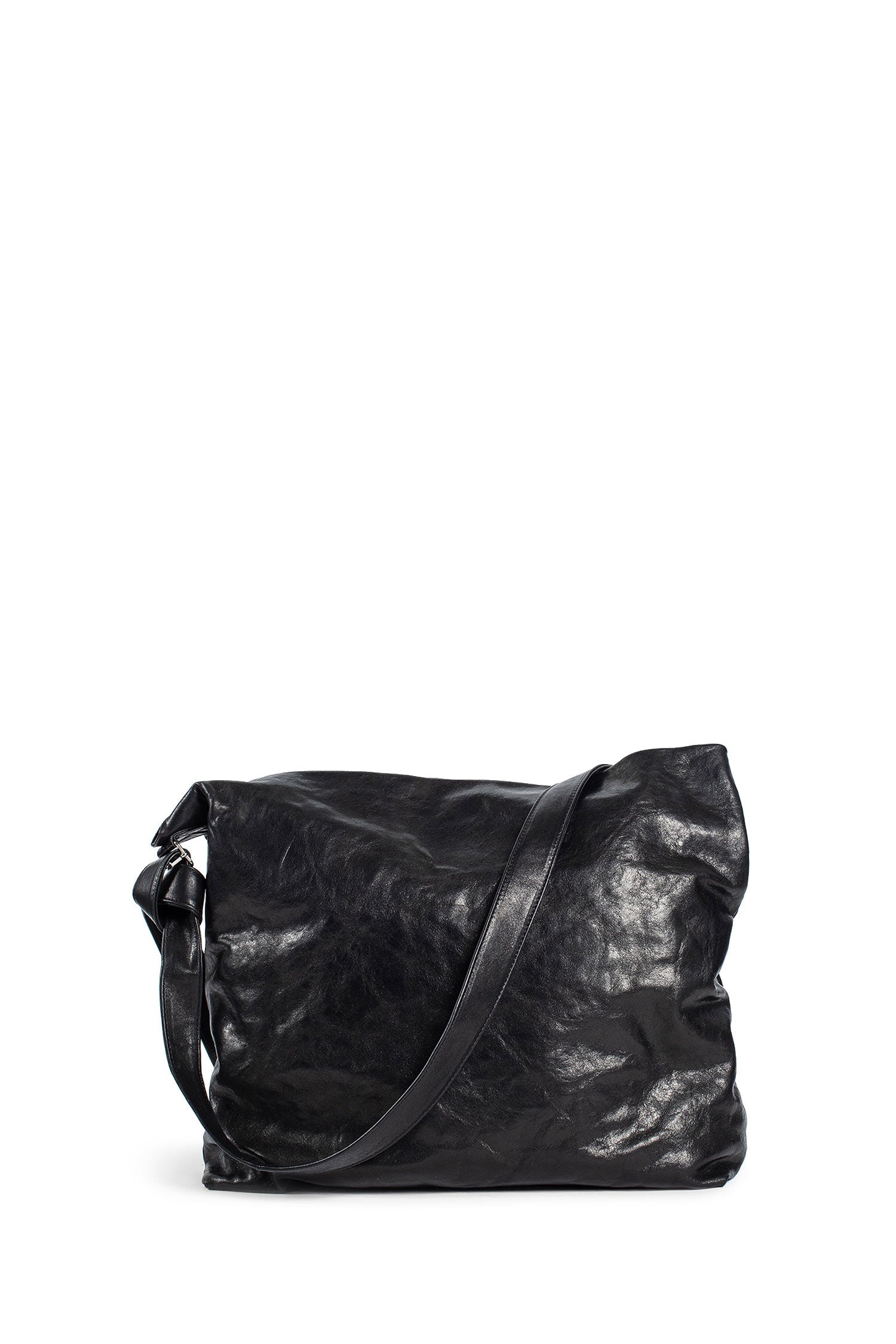 ANN DEMEULEMEESTER UNISEX BLACK CROSSBODY BAGS