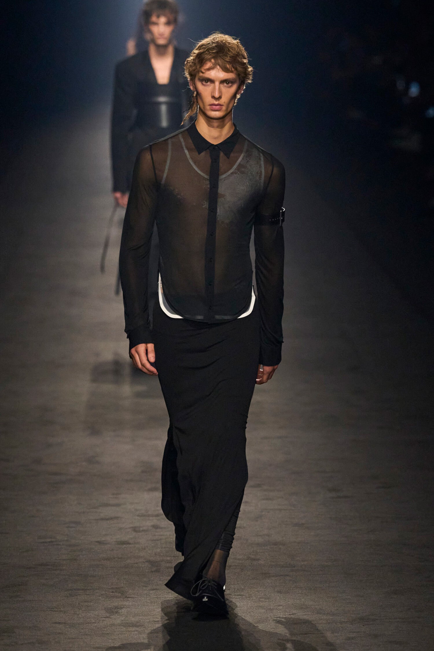 ANN DEMEULEMEESTER MAN BLACK SHORTS & SKIRTS