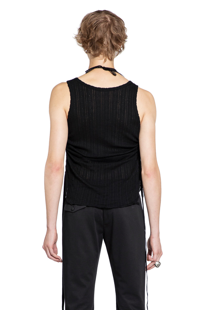 Boris Wrinkled Cropped Tank Top