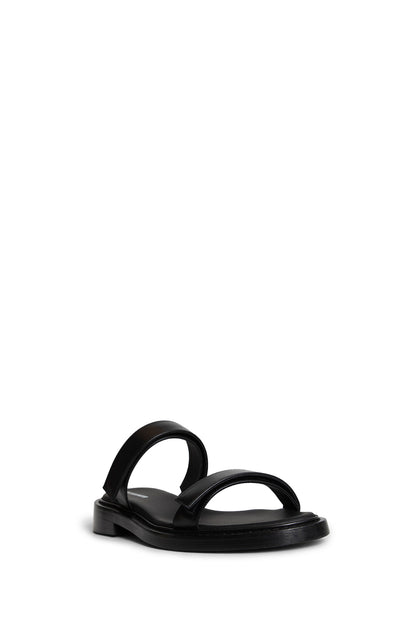 ANN DEMEULEMEESTER MAN BLACK SANDALS & SLIDES