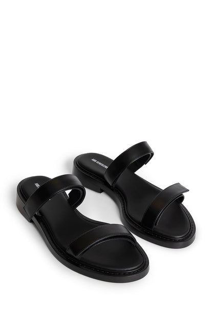 ANN DEMEULEMEESTER MAN BLACK SANDALS & SLIDES