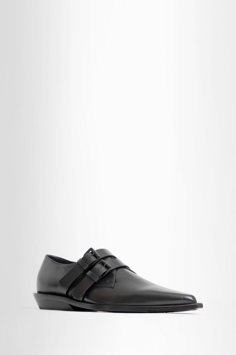 ANN DEMEULEMEESTER WOMAN BLACK LACE-UPS