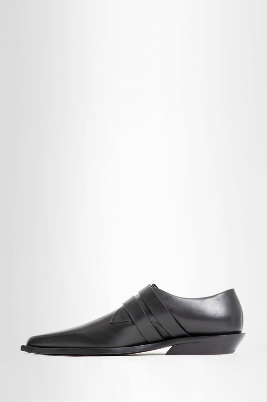 ANN DEMEULEMEESTER WOMAN BLACK LACE-UPS