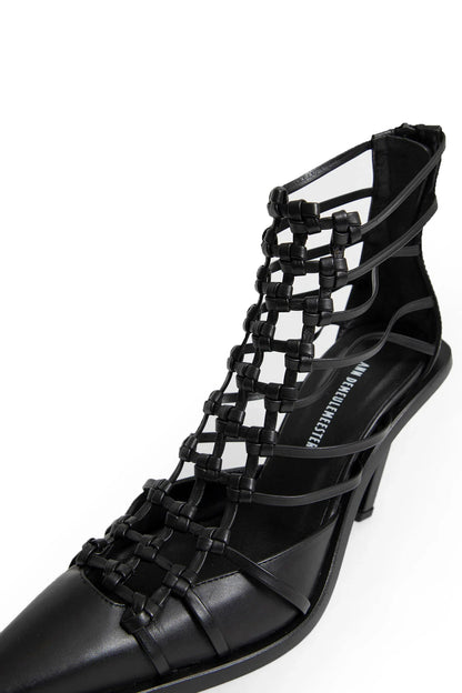 ANN DEMEULEMEESTER WOMAN BLACK PUMPS - Antonioli.eu