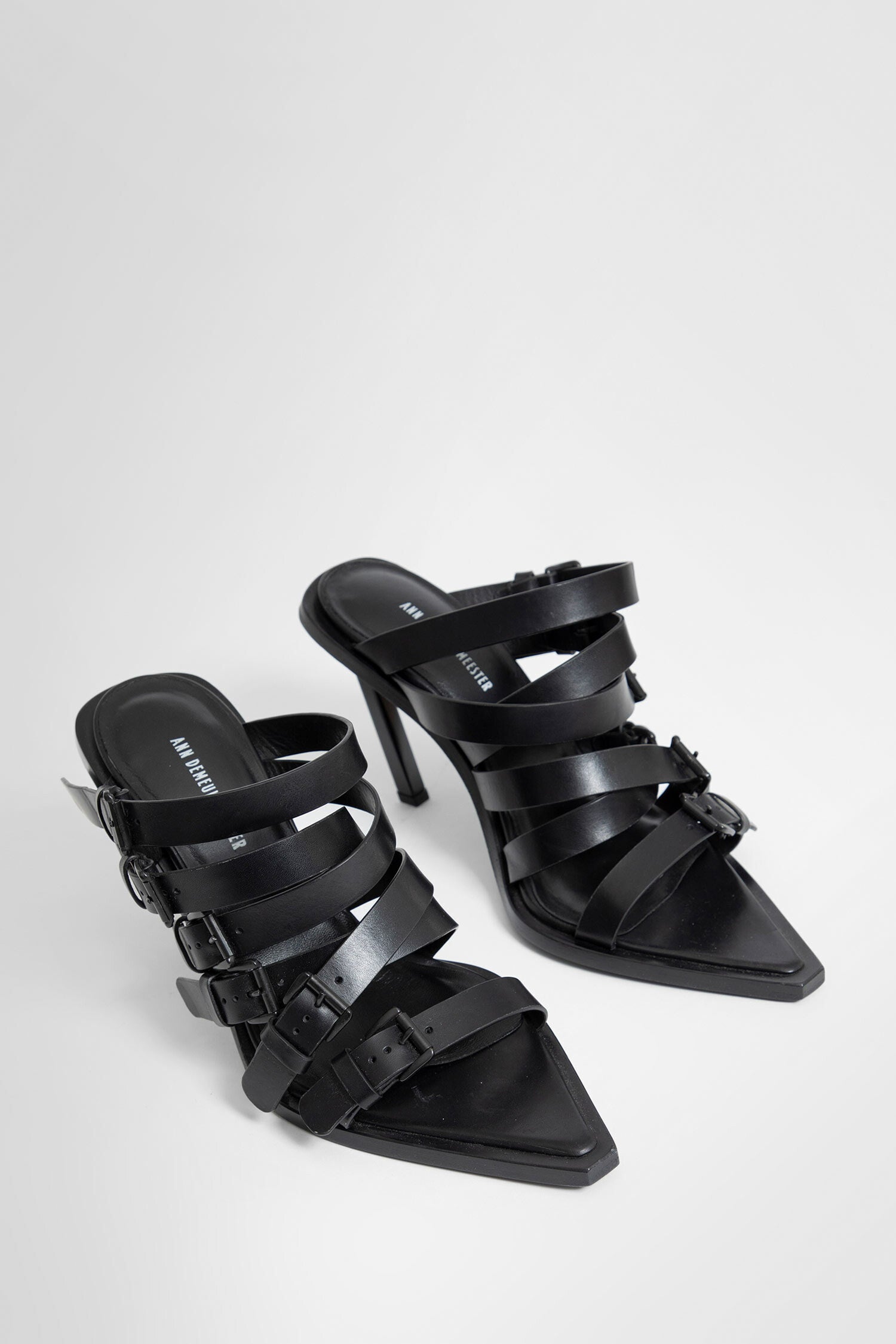 ANN DEMEULEMEESTER WOMAN BLACK MULES