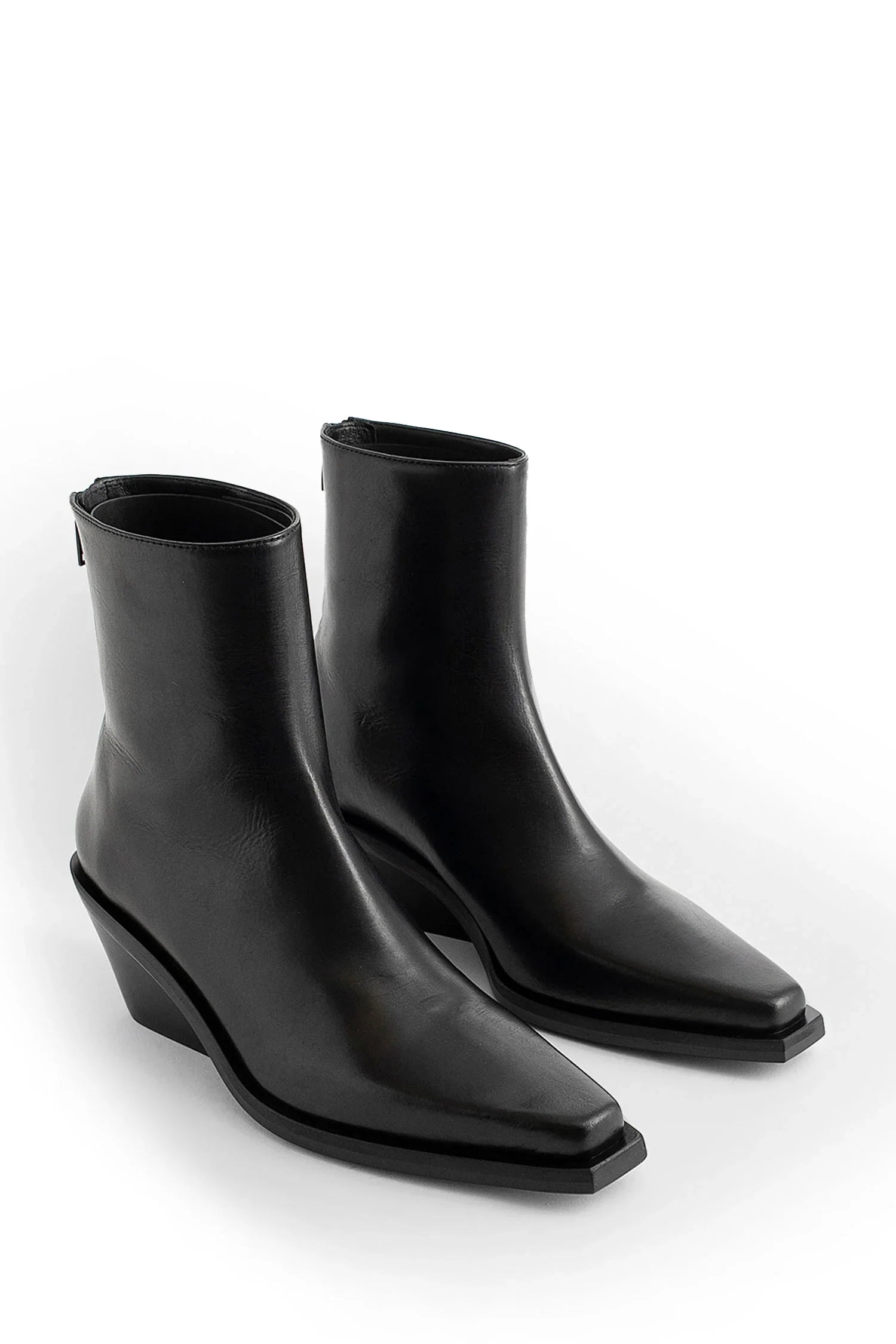 ANN DEMEULEMEESTER WOMAN BLACK BOOTS - Antonioli.eu