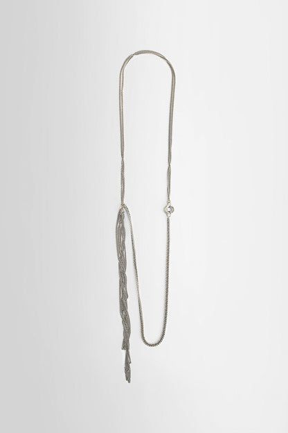 ANN DEMEULEMEESTER UNISEX SILVER JEWELLERY