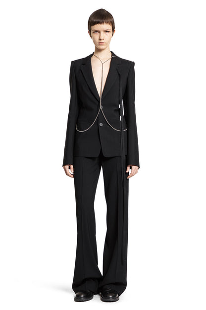 ANN DEMEULEMEESTER WOMAN BLACK BLAZERS