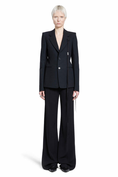 ANN DEMEULEMEESTER WOMAN BLACK BLAZERS