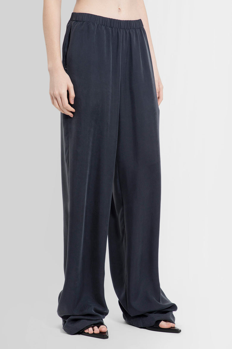 ANN DEMEULEMEESTER WOMAN BLACK TROUSERS