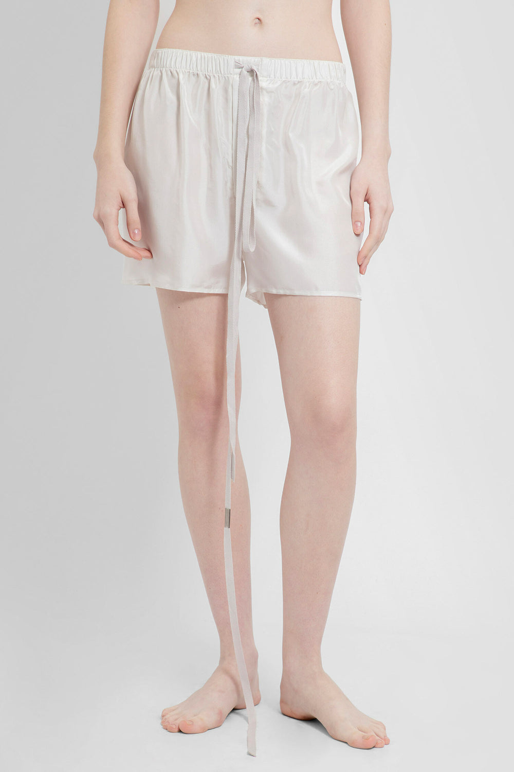 ANN DEMEULEMEESTER WOMAN WHITE SHORTS